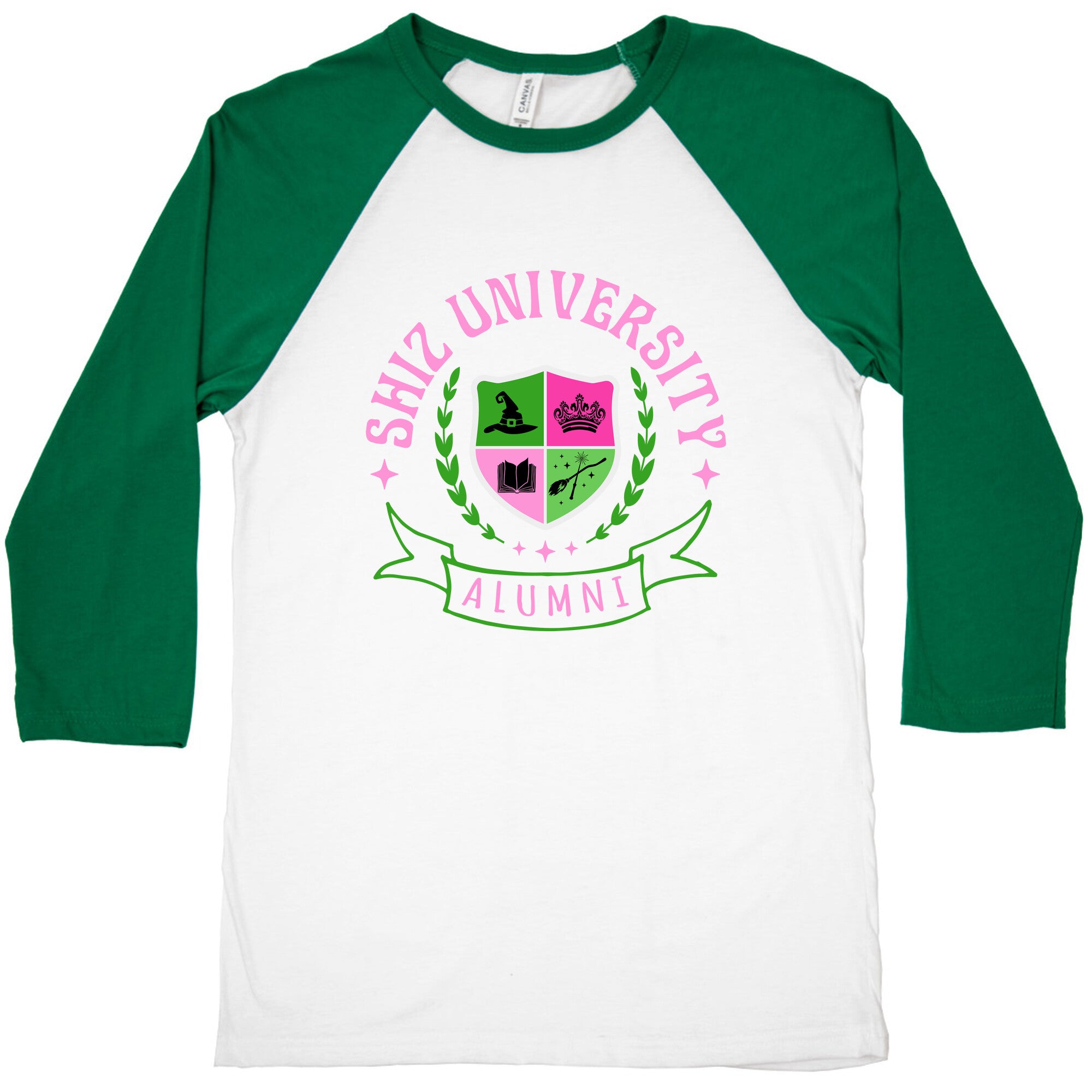 Shiz University Baseball Tee